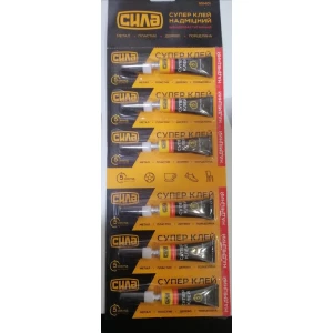 Изображение товара -  Суперклей 3 г.планшет 6 шт. Сила