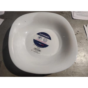 Изображение товара -  Тарілка глибока квадратна 21см Lum.Carine White.5406