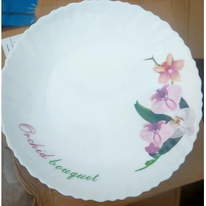 Изображение товара -  Тарілка десертна Wave Vittora “Букет Орхідеї“ 190мм, пач.-12шт. V-1900