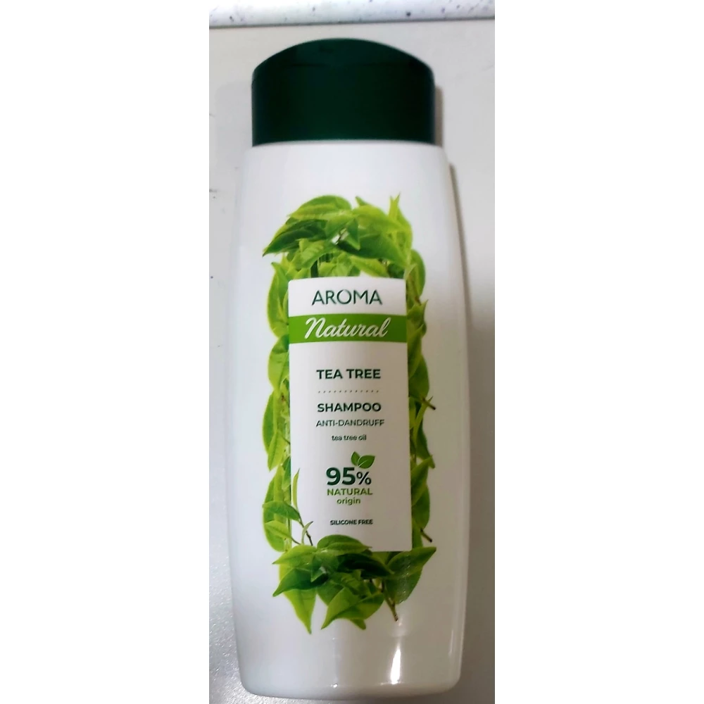 Шампунь Aroma Natural з олією Чайного дерева від лупи (400мл.)