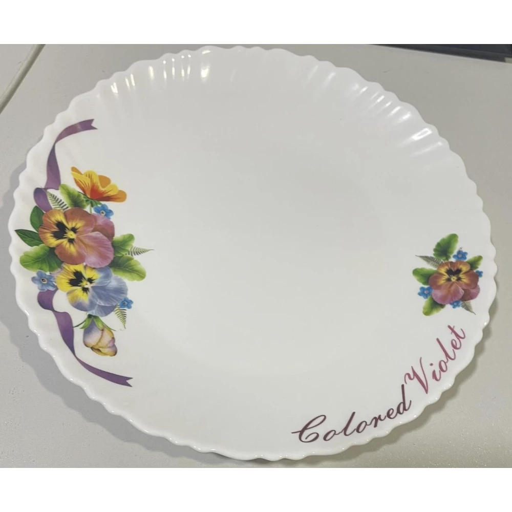 Тарілка обідня Wave Vittora Хвиля“Фіалка“ 220мм, пач.-12шт. V-220V