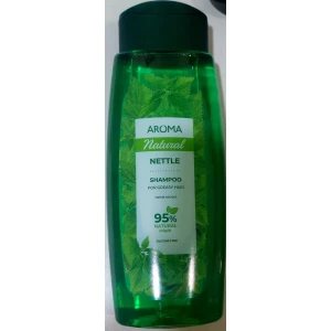 Изображение товара -  Шампунь Aroma Natural Кропива для жирного волосся (400 мл.)