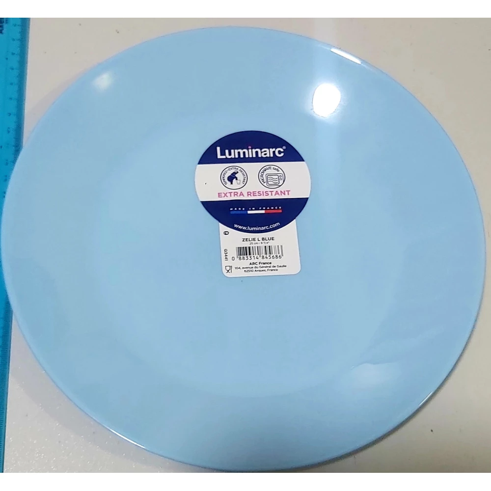 Тарілка паперова кругла з 185мм, біла Юніта пач.-100шт. (ящ=24)