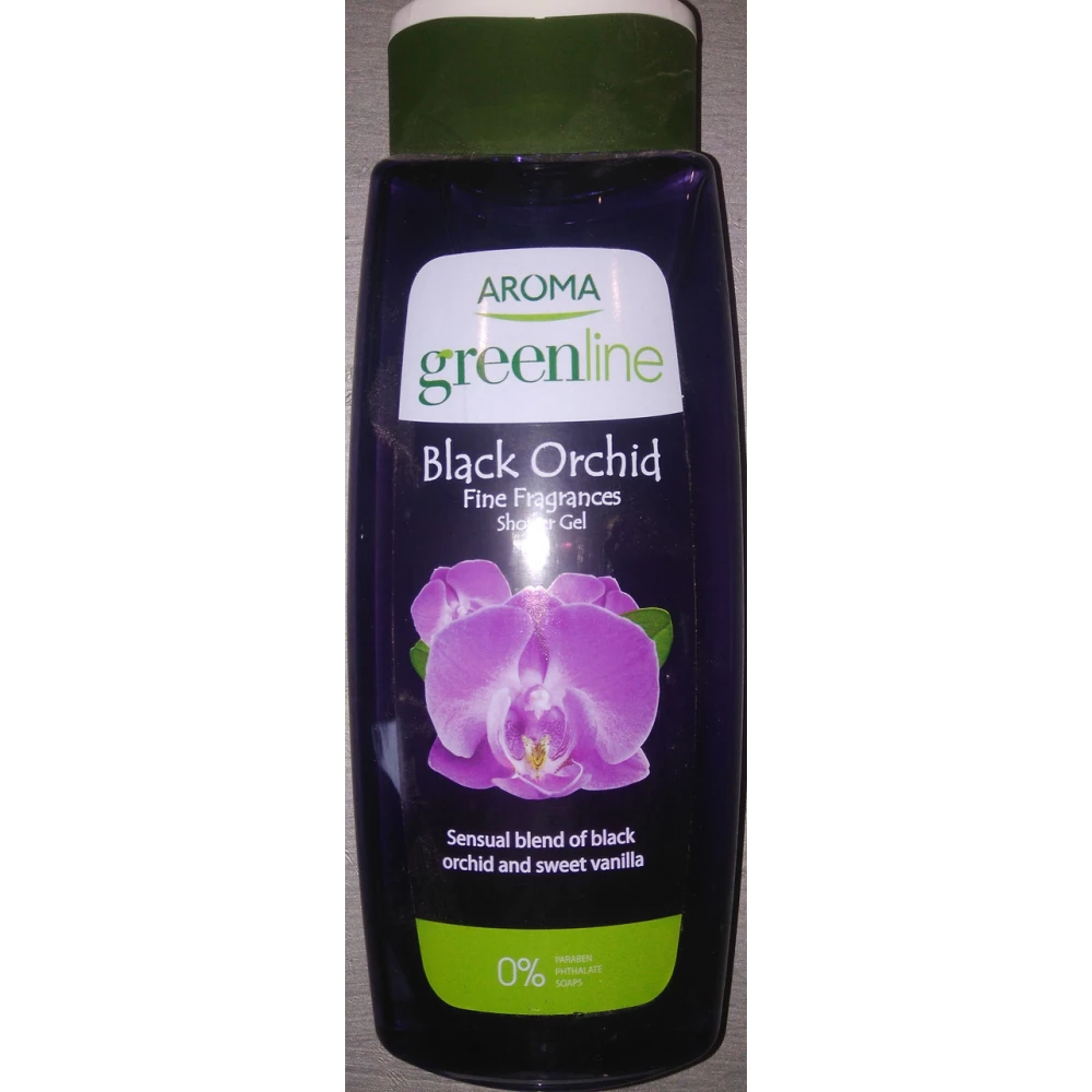 Гель для душу Greenline  Black Orchid  Чорна орхідея 400мл..,ящ.-12шт.