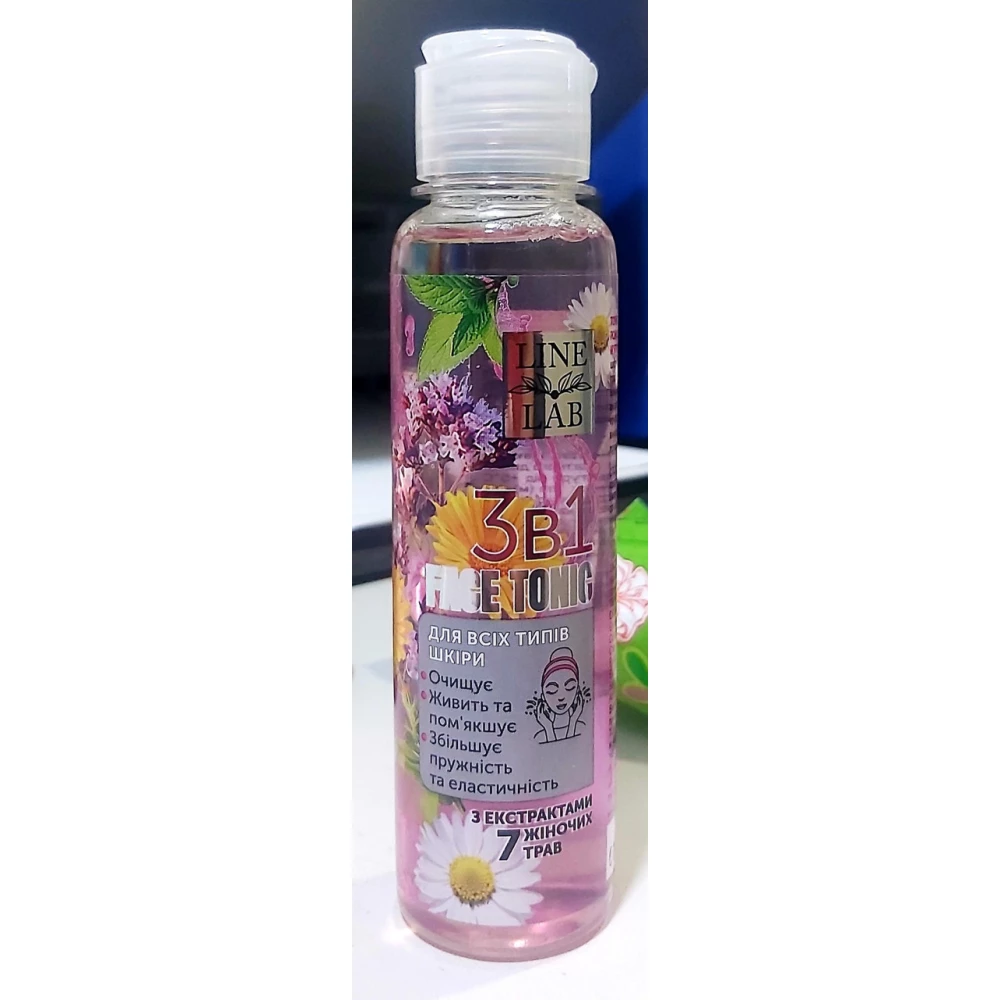 Тонік для обличчя 7 трав 150мл. “Line Lab“