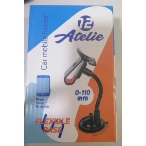 Изображение товара -  Тримач для теленфону затиск на гнучкій ніжці з присоскою (до 110мм) Atelie