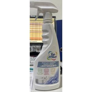 Изображение товара -  Універсальний засіб для миття ванної кімнати Анти-наліт спрей 500мл. TopEffect