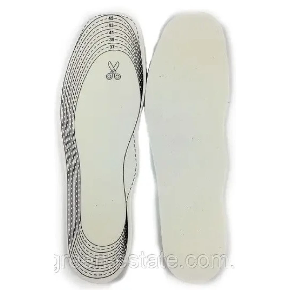 Устілки білі миючі обрізані (уп.-10 пар)