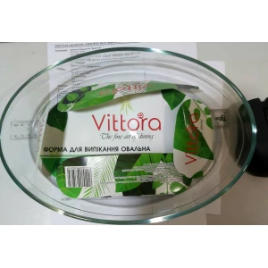 Изображение товара -  Форма для випічки  скло “Vittora“ 2,0л. овал