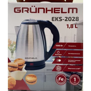 Изображение товара -  Чайник Електро 1500Вт., 1,8л. “Grunhelm“ EKS-2028