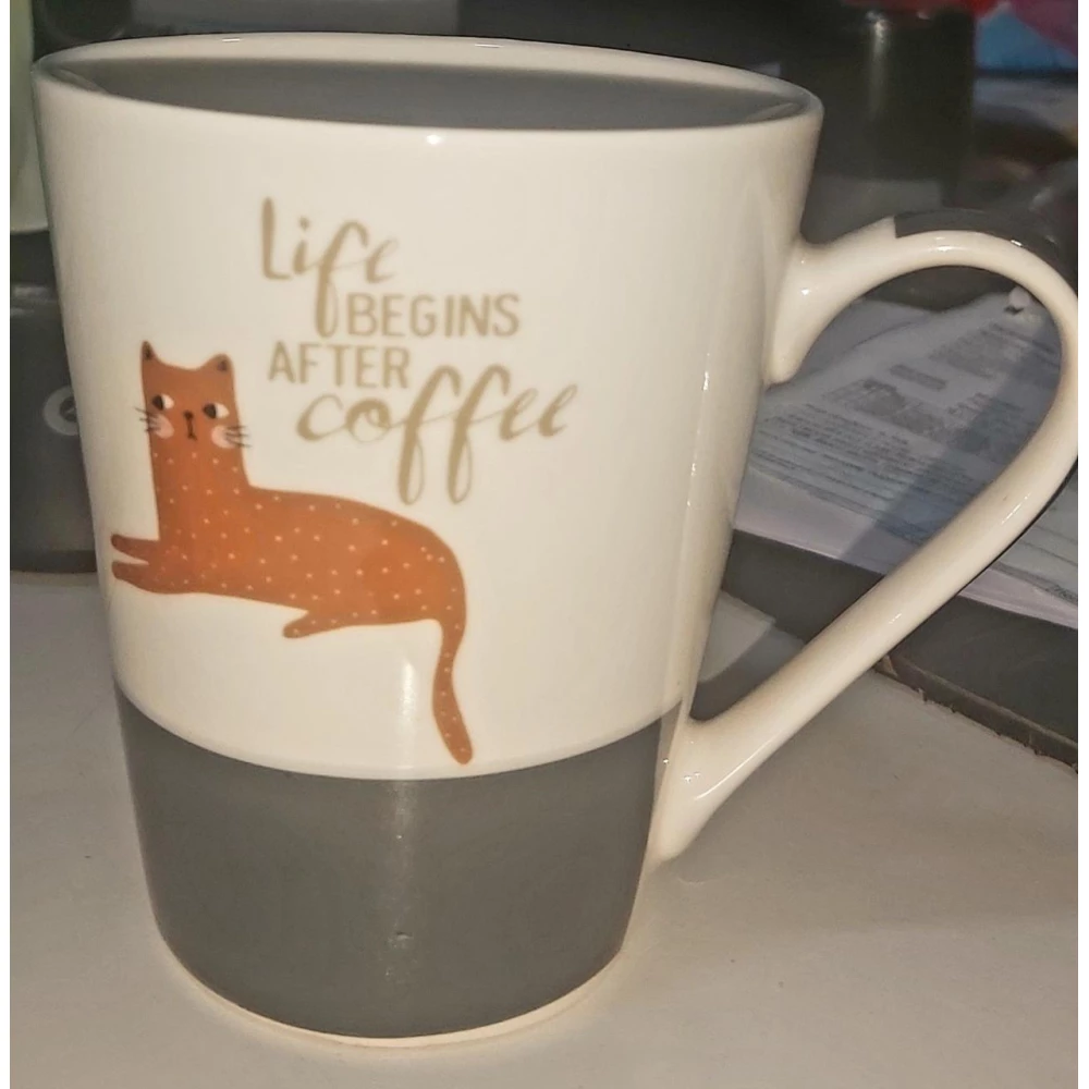 Чашка Коти на смужці  310мл.Vittora VT-C67310