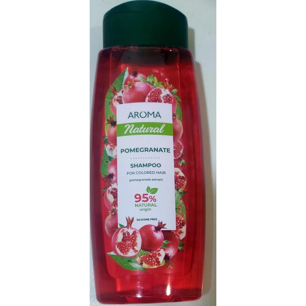 Шампунь Aroma Natural Гранат для фарбованого волосся (400 мл.)