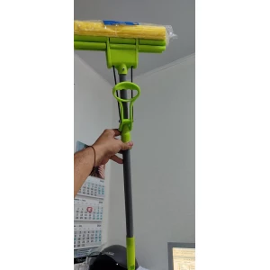 Изображение товара -  Швабра роликова WD04 (WERK) 27 см, з подвійнім віджимом, телескопічною ручкою 110 см