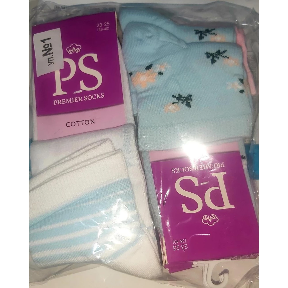 Шкарпетки 14В35/2 преміум жіночі середні уп.-10пар