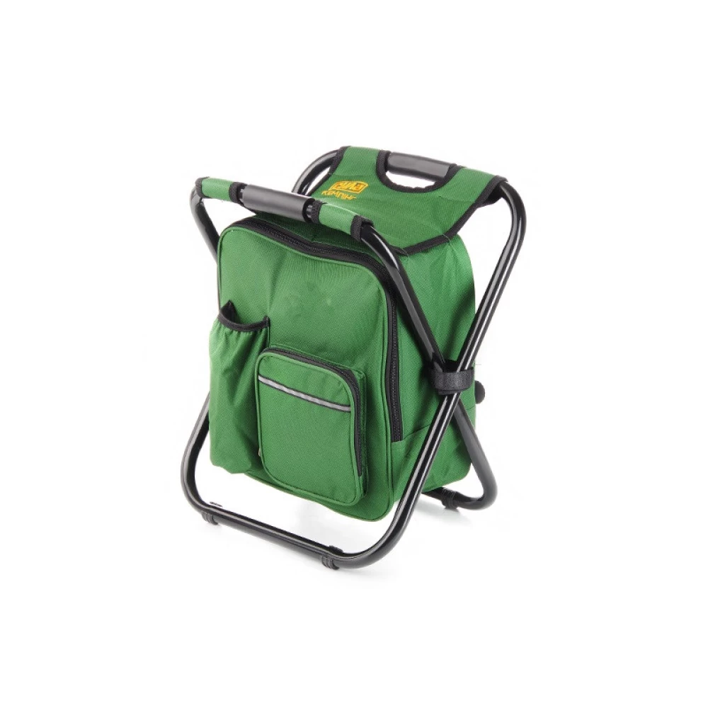 Стілець розкладний без спинки (стальний каркас) з термосумкою 19мм 28*35*43см (СИЛА)