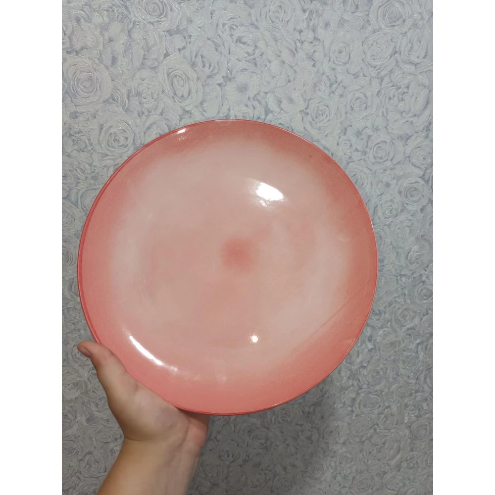 Тарілка обідня Тропічний персик ТМ Vittora 265мм