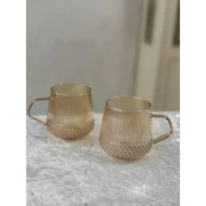 Изображение товара -  Набір чашок HOLA з боросилікатного скла VITTORA, 2шт, 400мл VT-5104-400