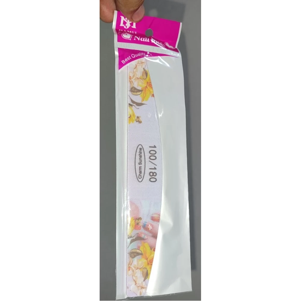 Пилочка манікюрна №С-3 з малюнком широка, уп.-12шт.