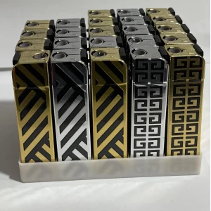 Изображение товара -  Запальничка турбо Метал Стовпчик №891 пач.-25шт