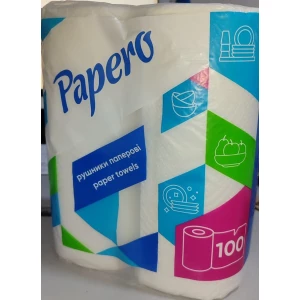 Изображение товара -  Рушник целюлозний “Papero“ 2 ш. 100 арк. 2 р. (RS010)