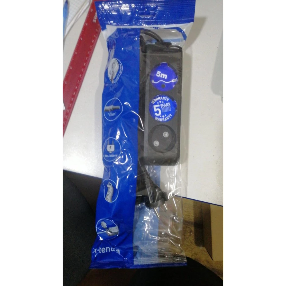 Подовжувач  3 гнізда. 5м. “Panasonic“, VLTB02352BL-UA X-tendia (чорний)