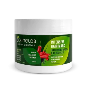 Изображение товара -  Інтенсивна маска для волосся з олією чорного кмину та екстрактом червоного перцю, 300мл
