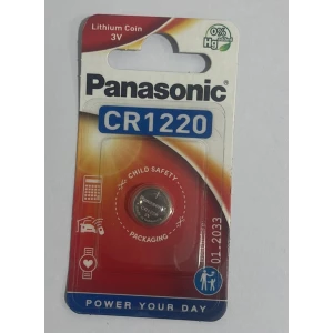Изображение товара - Батарейка PANASONIC CR1220 Lithium, 3V, 1х1 шт.
