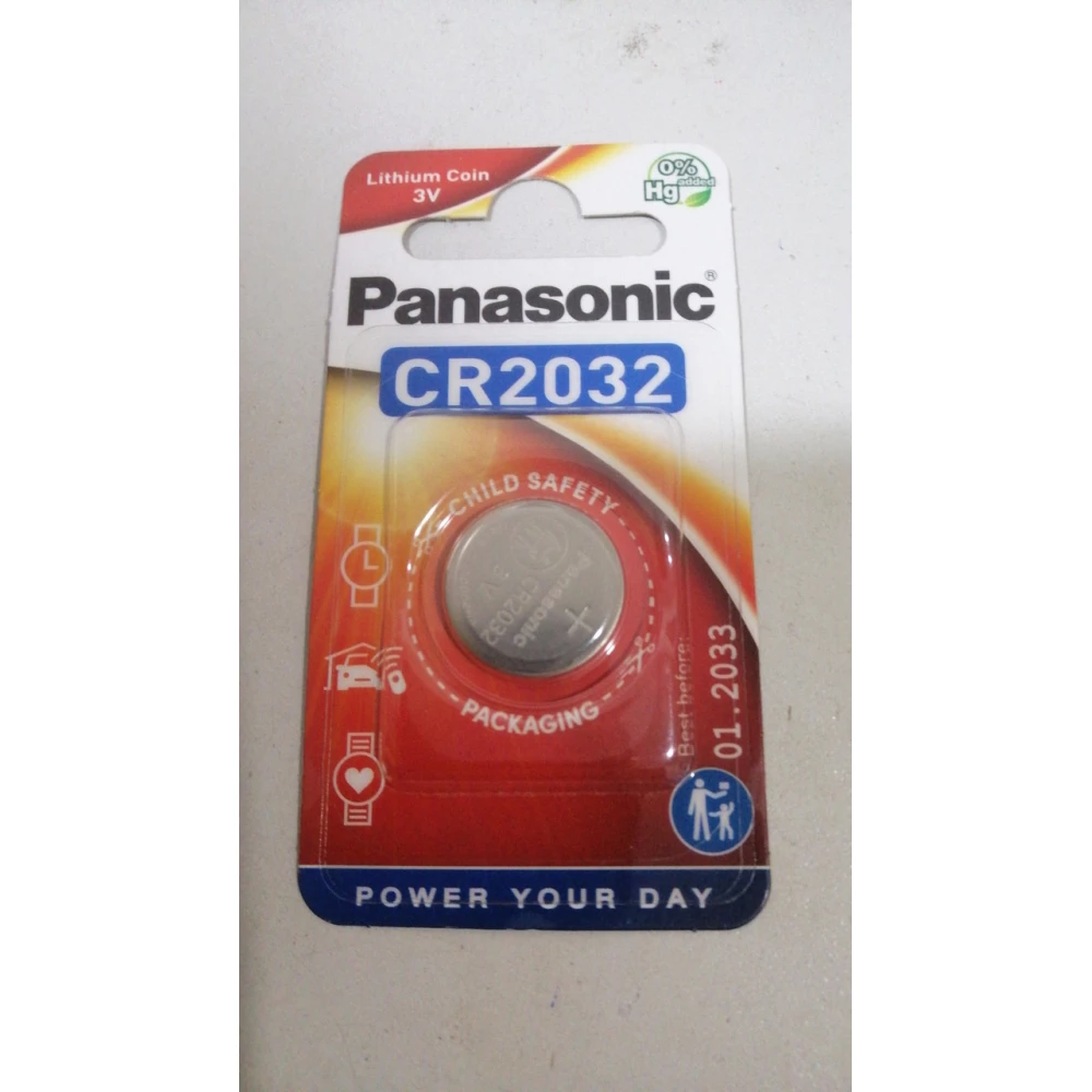 Батарейка PANASONIC CR2032  Lithium,3v, Блістер-1шт.