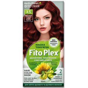 Изображение товара -  Маска тонуюча “Фіто лінія“ Herb“s Planet Fito Plex 3.5 Вишневий трюфель 30 ml