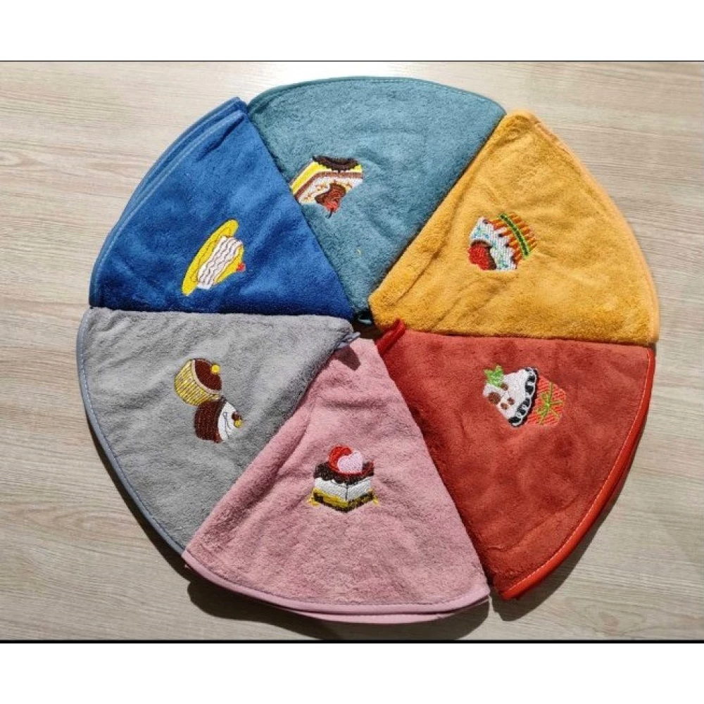 Мікрофібра з гачком (кругла) 12 шт в уп (ціна за уп)