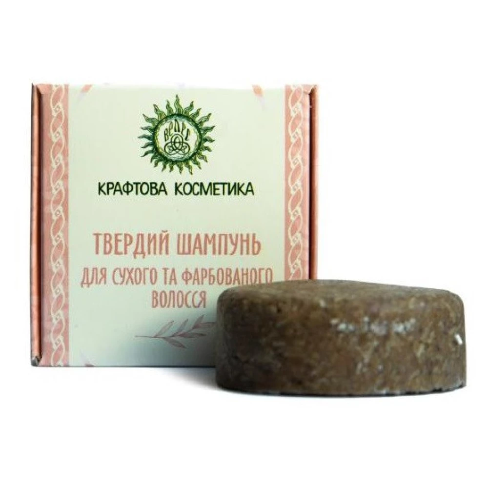 Шампунь твердий ВЕЛЕС 70г. для сухого та фарбованого волосся