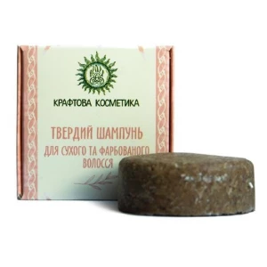 Изображение товара -  Шампунь твердий ВЕЛЕС 70г. для сухого та фарбованого волосся