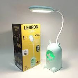 Изображение товара -  LED лампа настільна  LEBRON L-TL-L58, 4W.4100K, Li-ion 1200mAh USB зелена