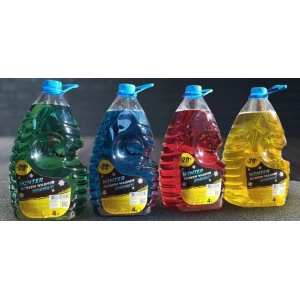 Изображение товара -  Омивач зимовий “ENERGY“ (-20) 4л. 38 мм. ФЛЯГА,, Червоний, Зелений, Жовтий, Блакит, уп.-4шт.