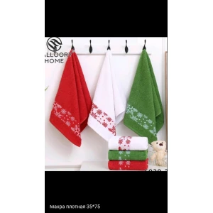 Изображение товара -  Рушник Китай мохра 35*75см. (Кухня) Новорічний
