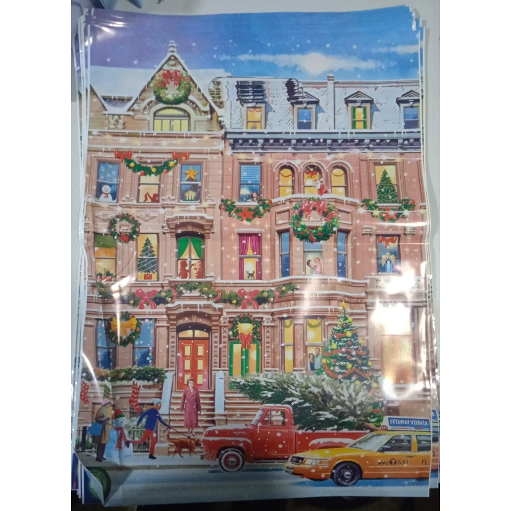 Прорізна руч. Пак. 28*38 Новий рік уп.25шт.