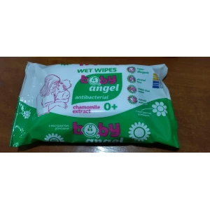 Изображение товара -  Волога серветка “Baby-Angel“ Snow Wipes 60 л. ящ.-20 шт.