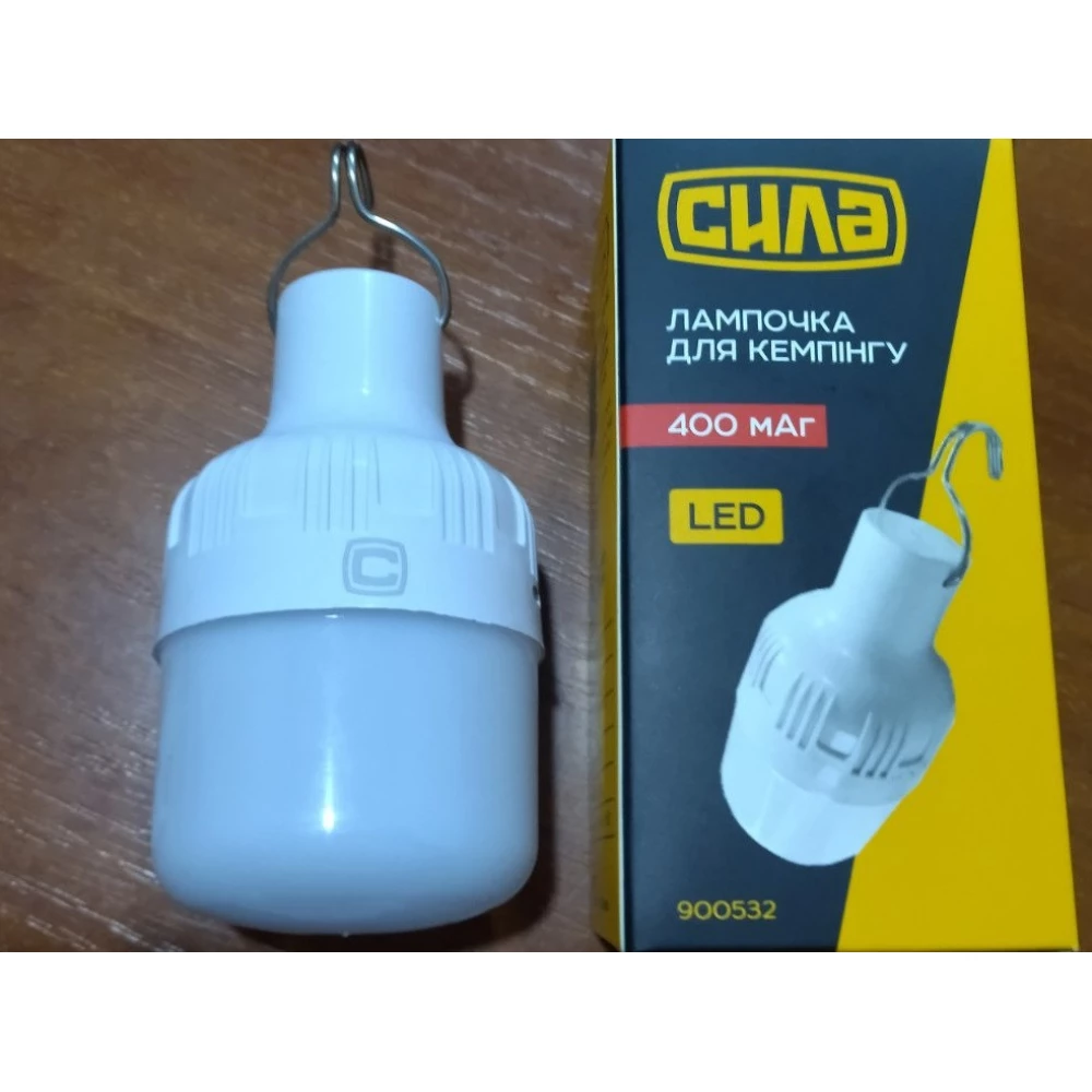 Лампа для кемпінгу 5Вт (400мАг)СИЛА 900532