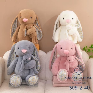 Изображение товара -  Іграшка + плед “Заєць+Зайка“