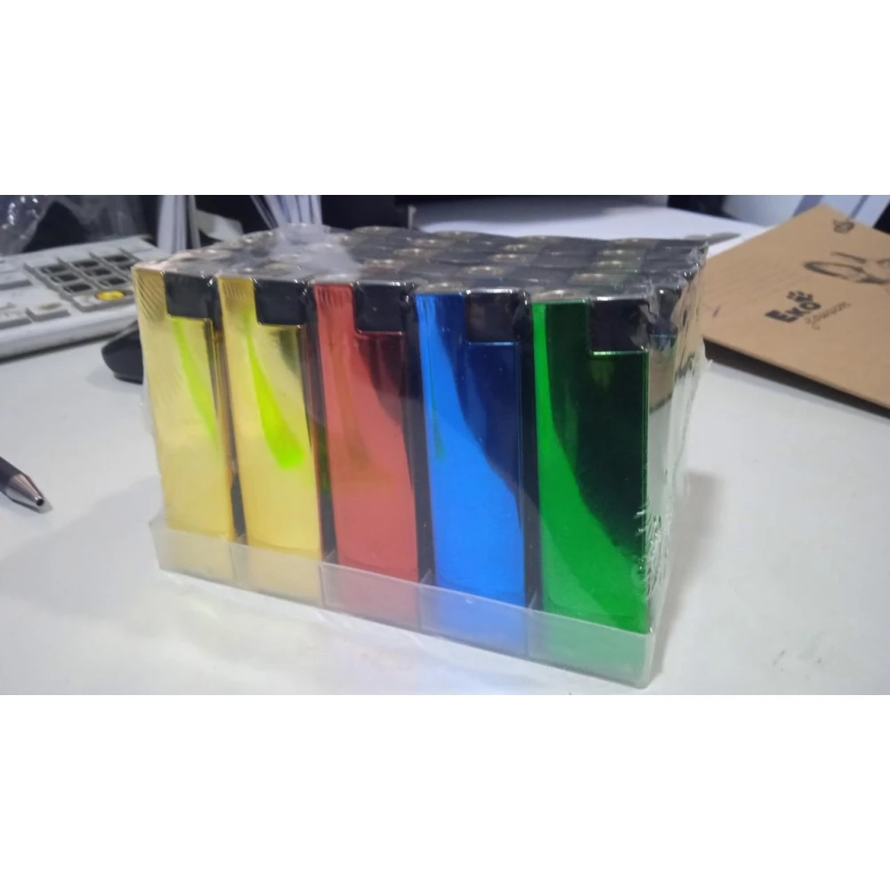 Запальничка турбо №905 LED Метал Ліхтарик пач.-50шт.