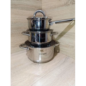 Изображение товара -  Набір посуду RINGEL Leipzig 6 пр. ківш 1.15 л + кастрюля (1.9л+3.6л)