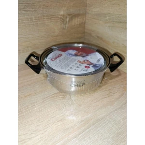 Изображение товара - Кастрюля BRAVO CHEF 18 см. 1,6л. p бакелітовими ручками