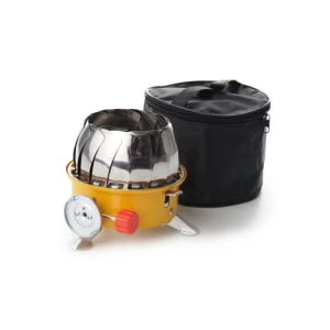 Изображение товара -  Плита газова портативна Тюльпан з захистом від вітру 210*210*100мм (СИЛА)