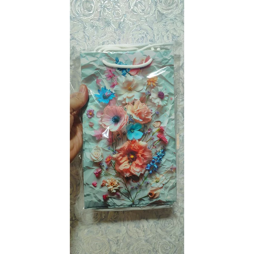 Подарунковий пакет пап. No 12 16*27*7, пач.-10 шт.