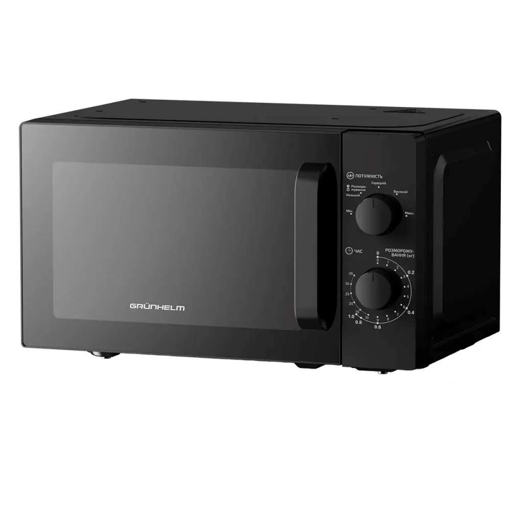 Мікрохвильова піч 20MХ750  GRUNHELM біла 20л.700Вт механічна