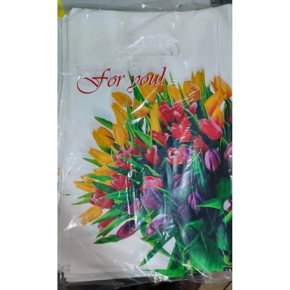 Прорізна ручка мал. “Comserv“ 20*32 Квіти., уп.100шт.