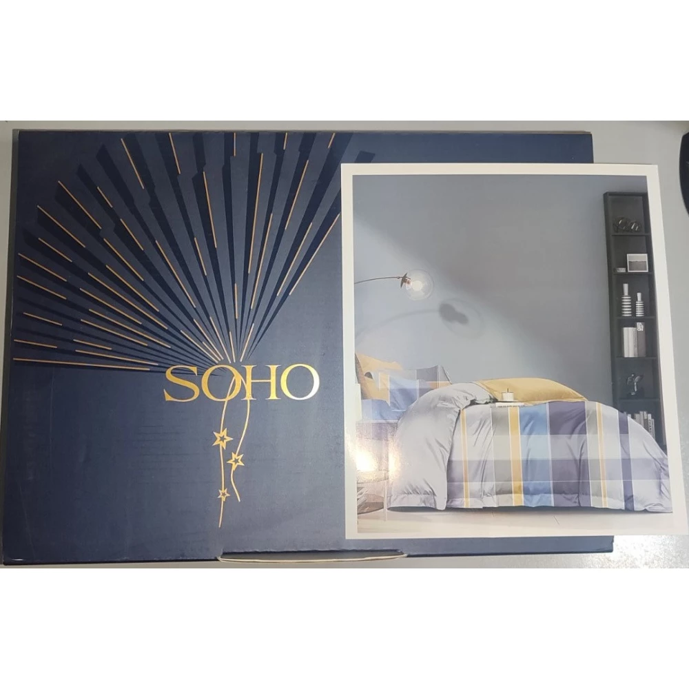 Комплект SOHO постільної білизни Євро Elle 200*230 Delicat Grey