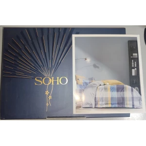 Изображение товара -  Комплект SOHO постільної білизни Євро Elle 200*230 Delicat Grey