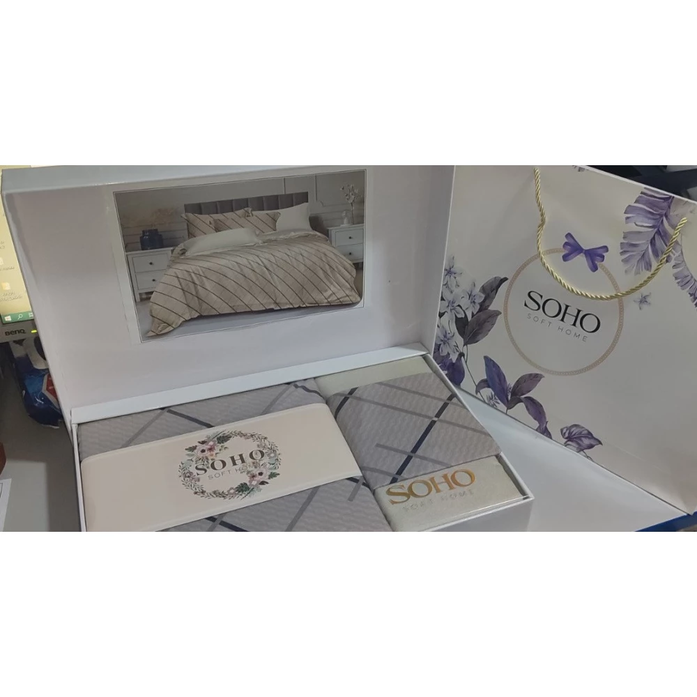 Комплект SOHO постільної білизни Євро Loung 200*230 Urban Champagne