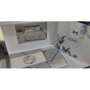 Изображение товара -  Комплект SOHO постільної білизни Євро Loung 200*230 Urban Champagne